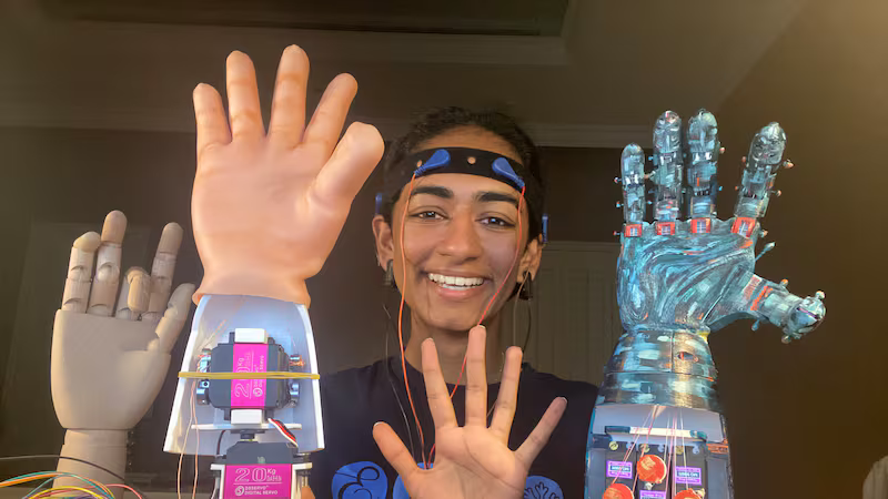 Dubai based Pakistani Teen Innovator Nominated for Global Prize with Groundbreaking Prosthetics for Disabled